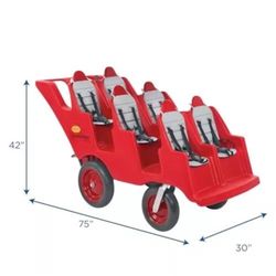 6-Passenger Never Flat "Fat Tire" Bye-Bye Buggy