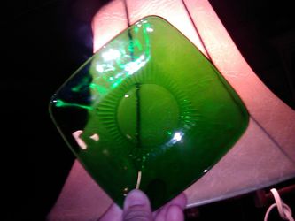 Vintage Green Glass