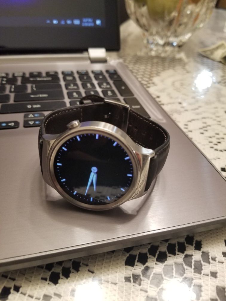 Huawei Watch Stainless Steel with Leather Band