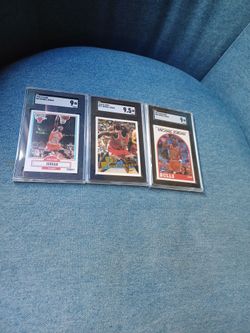 Basketball Cards 3 Graded Michael Jordan Cards 