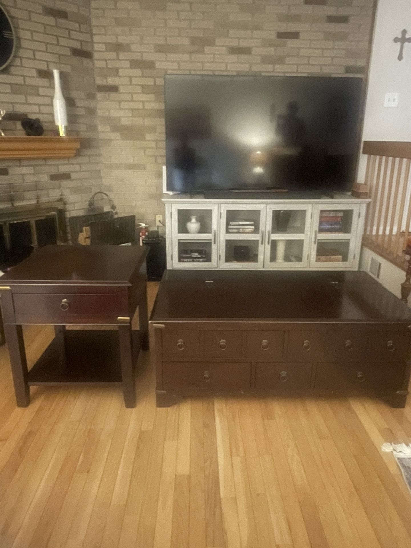 Coffee Table With Matching Side Table