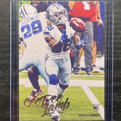 2020 Panini Chronicles Luminance Football CeeDee Lamb Rookie Football Card #206