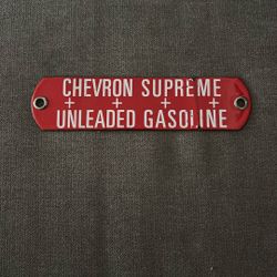 Porcelain Gas Pump Tag