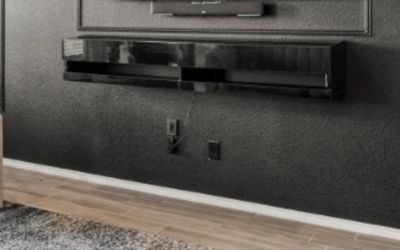 Floating TV Console w/ LED lights