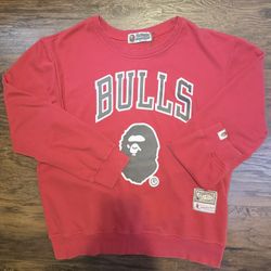 Bape Chicago Bulls Crewneck Sweater