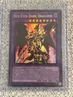 Red-Eyes Dark Dragoon Yu-Gi-Oh! Holographic Card