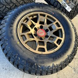 17" TRD PRO wheels Toyota Tacoma 4Runner Tundra Sequoia FJ tires rims 