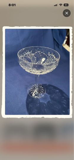 Waterford, Crystal champagne glass