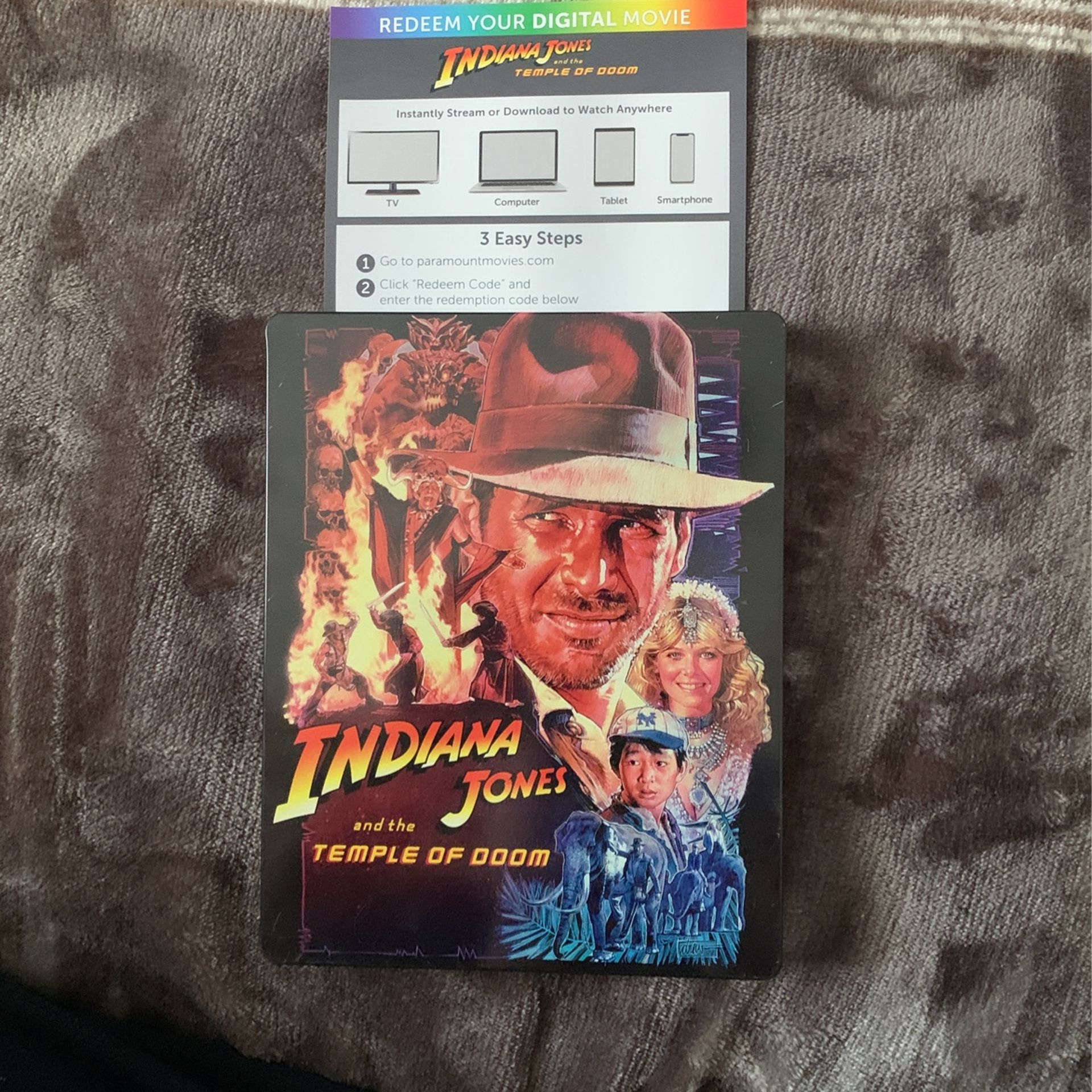 Indiana Jones And The Temple Of Doom Digital Copy/code Only