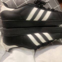 Size 11 Black White Adidas