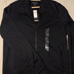 Banana Republic Luxe Touch Performance M Long Sleeve Zip Up Jacket