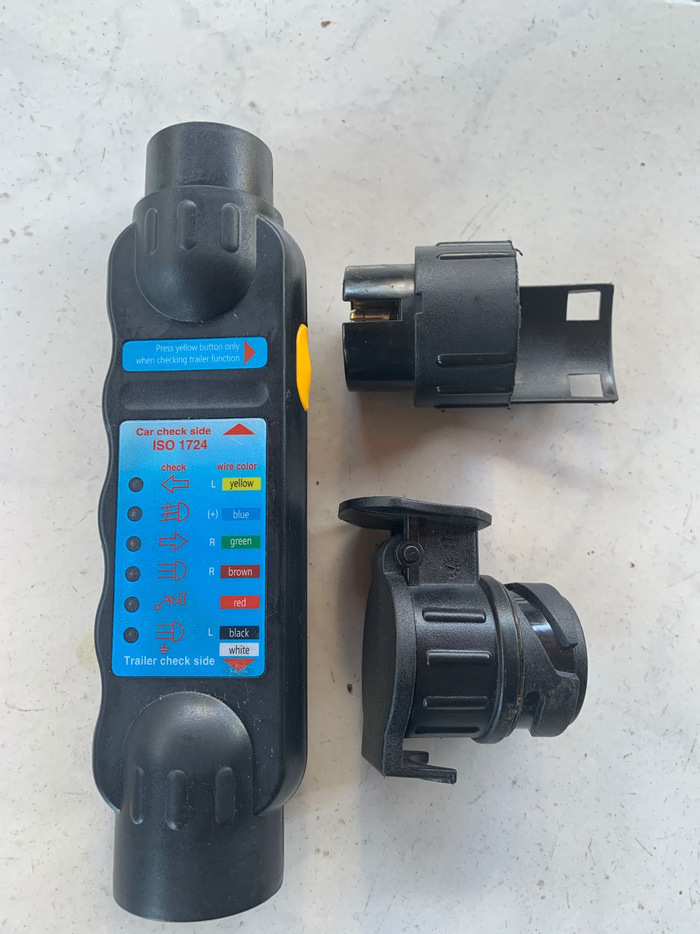 Car Towing Trailer Tester with Adapters