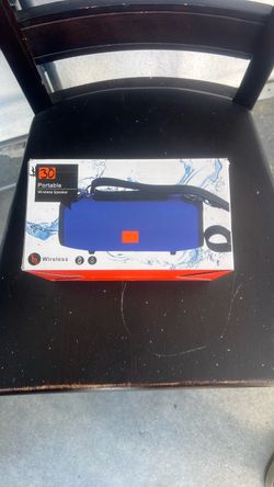 Portable Wireless Bluetooth Speaker Blue