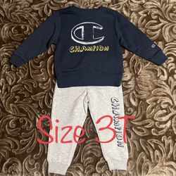 Toddler Fleeced Champion Outfit