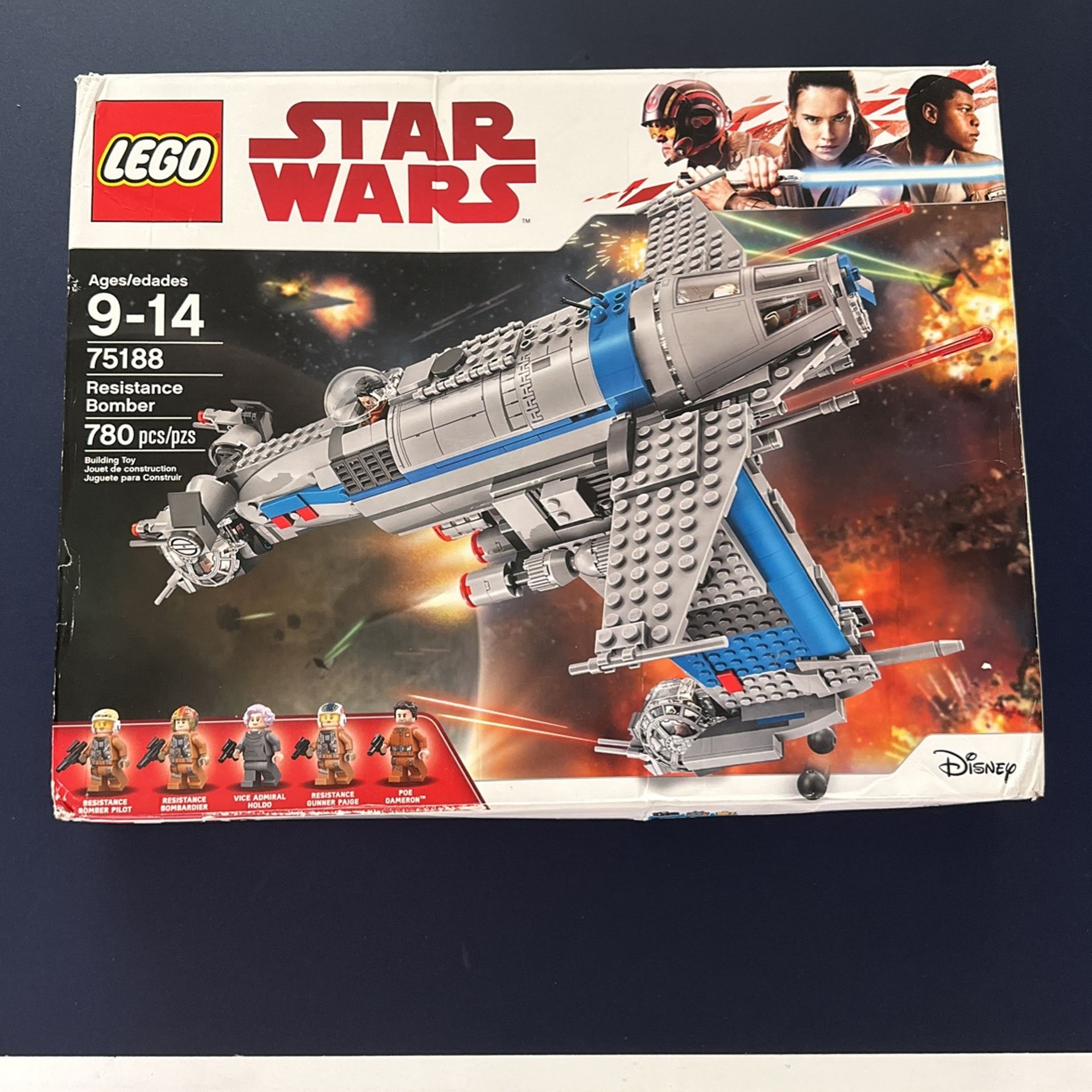 Lego Star Wars Resistance Bomber 75188 (New Sealed)