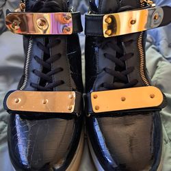 Caoutchouc Patent Leather High Tops