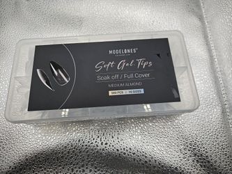 Soft Gel Tips Nails Medium Almond 