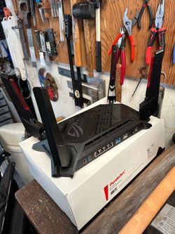 ASUS ROG Rapture WiFi 6 AX Gaming Router (GT-AX6000) - Dual Band 2.5G WAN/LAN Ports