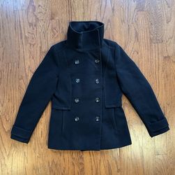 H&M Peacoat / Jacket (Black) Women’s Size 10