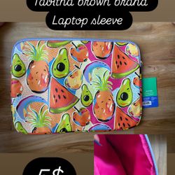 Laptop Sleeve New With Tags Colorful Cute