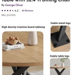 Modern Kitchen Dinning Table In Box