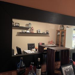 Wall mirror (6’3” x 3’1”)