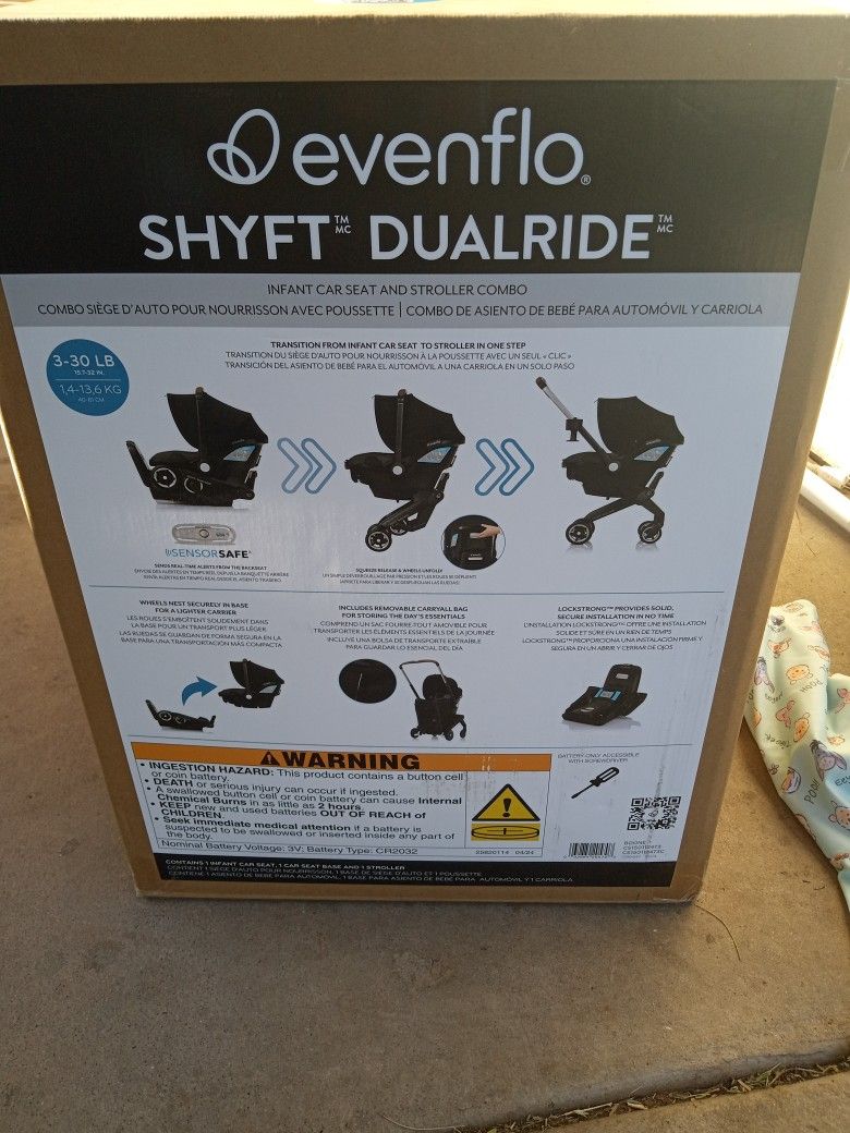 Evenflo Dualride Car seat /Stroller