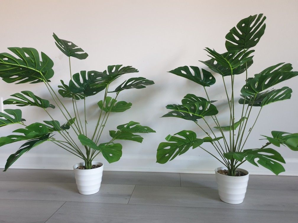 Pickup From LebanonTN 37087...New Beautiful 28"Artificial Monstera Plant ..setof 2 $35