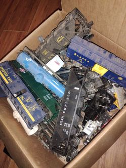 Lionel electric train set