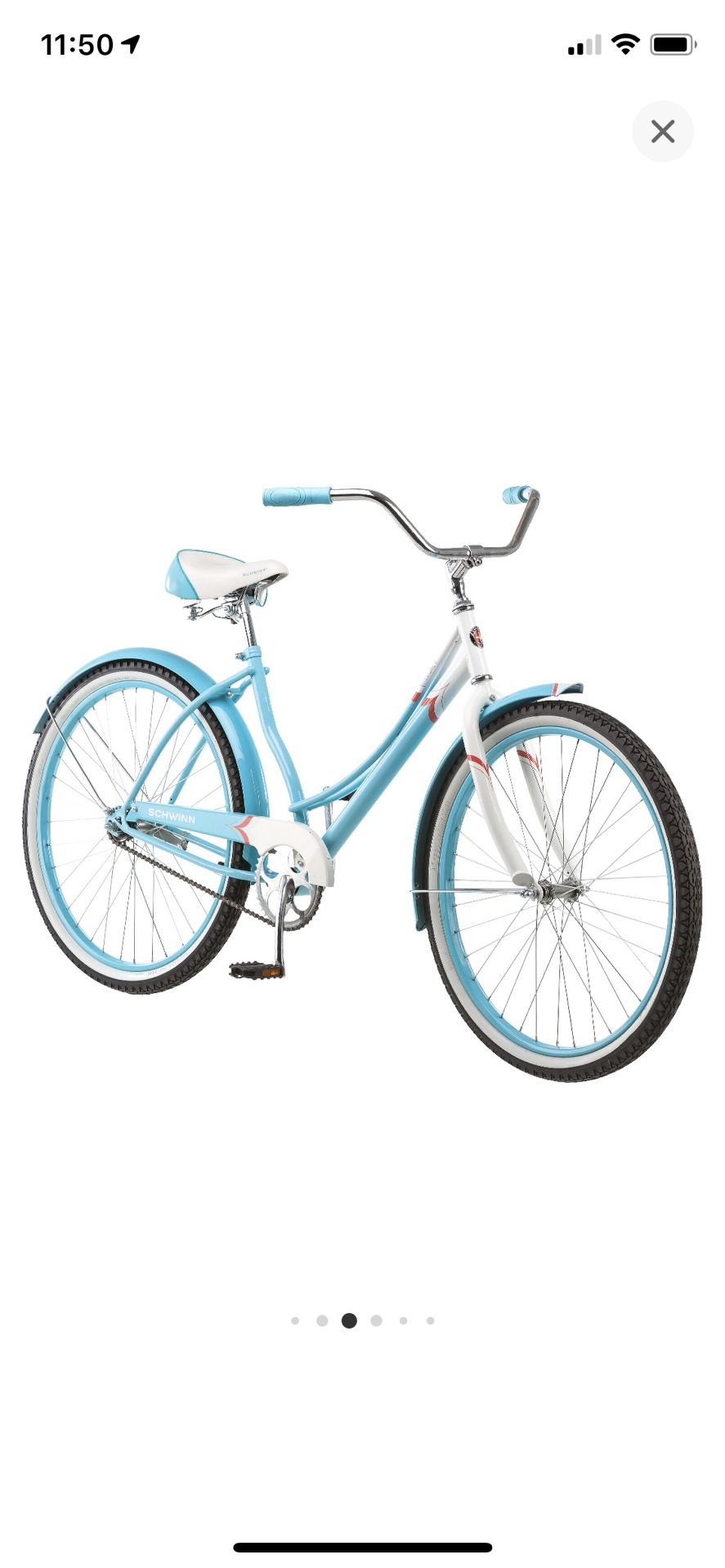 Schwinn women’s legacy 26” cruiser bike