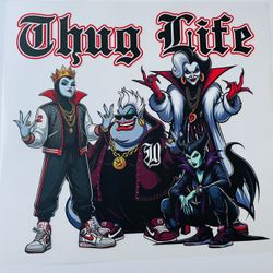 Thug Life Villains Graphic T-Shirt 