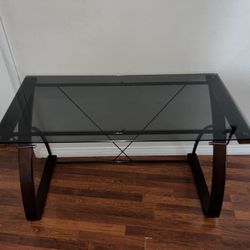 Modern Wood + Glass Desk