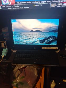 HP all in one touchscreen  monitor and keyboard