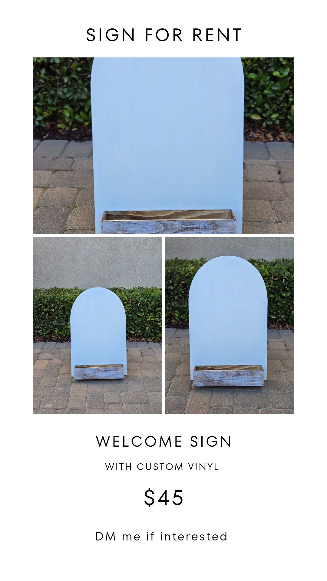 Rent Arch Signage For Any Upcoming Events