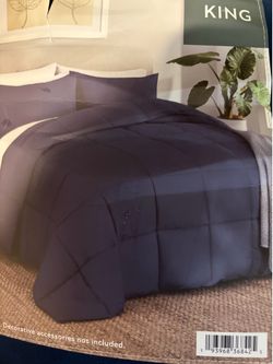 Members Mark Down Alternative 3 Piece King Size Comforter Set