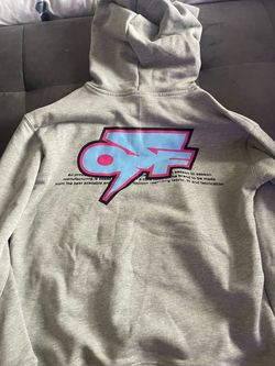 Off-White Grey Graphic Hoodie
