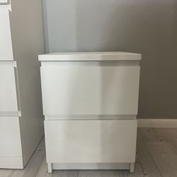 White Bedside Dresser