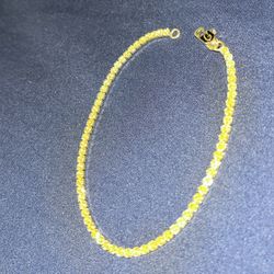 Price Drop! $65 Tennis Bracelet 18k Gold Plated 