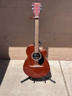 Fender guitar & stand