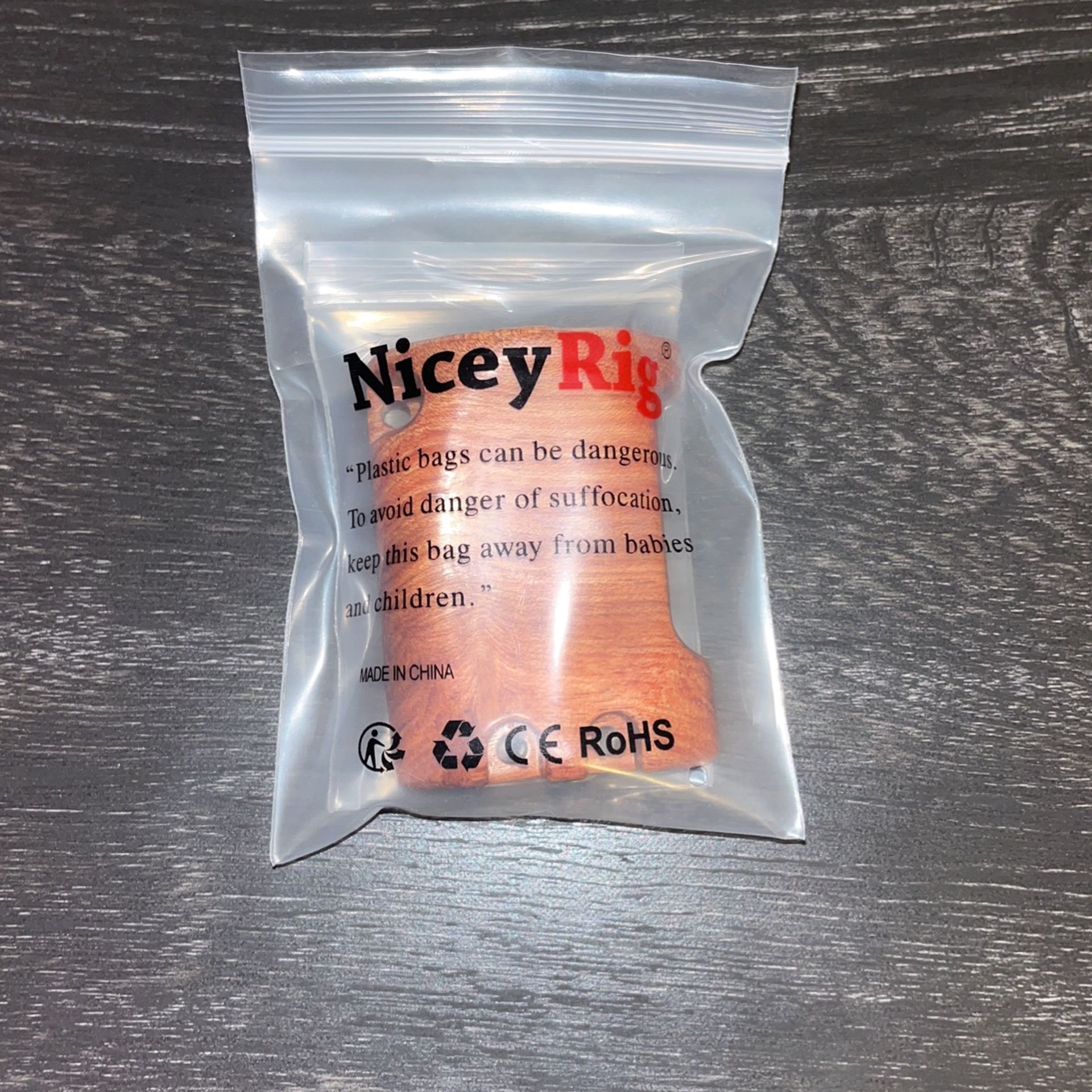 NiceyRig wooden handle for cage