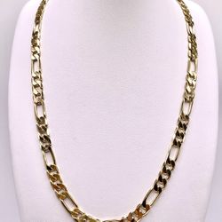 Necklace 14k Yellow Gold Filled Figaro Link Chain 