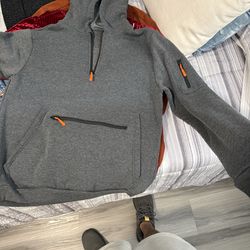 Men’s multi zip hoodie