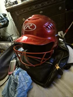 RAWLING HELMET TEEN 6 1/2 7 1/2  STILL IN GOOD SHAPE 