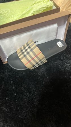 Burberry slides