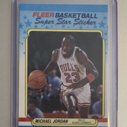 1988-89 Fleer MICHAEL JORDAN  Chicago  Bulls HOF #7  