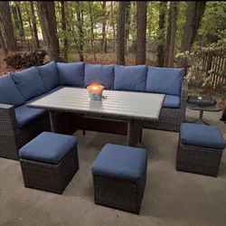 Outdoor patio dining set