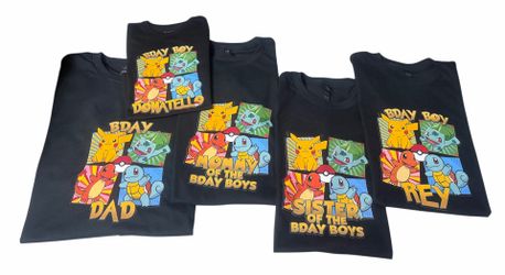 Pokémon custom shirts