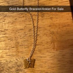 Gold Butterfly Bracelet