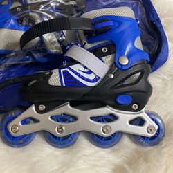 Old Children's Roller Skates PVC Adjustable Comfortable Inline Skates