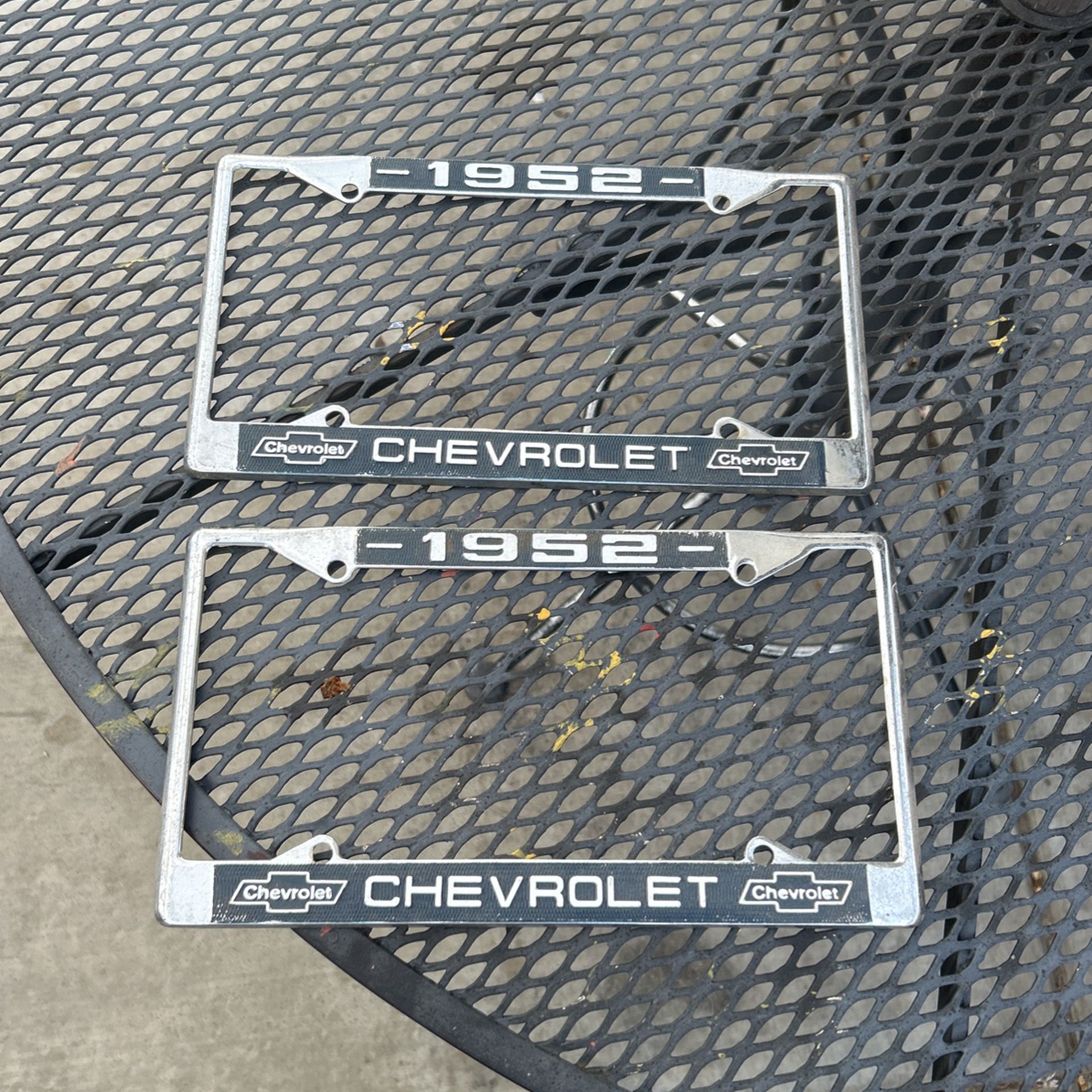 1952 Chevy License Plate (Metal)